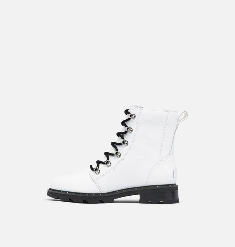 Womens Rain Boots White - Sorel Lennox™ Lace Mid - 271958-WPC